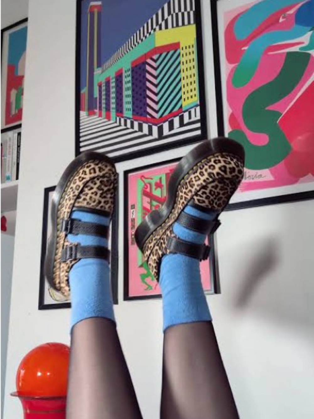 Dr Martens Buzz Leopard Print Platform Mary Jane size 9 - Picture 6 of 15